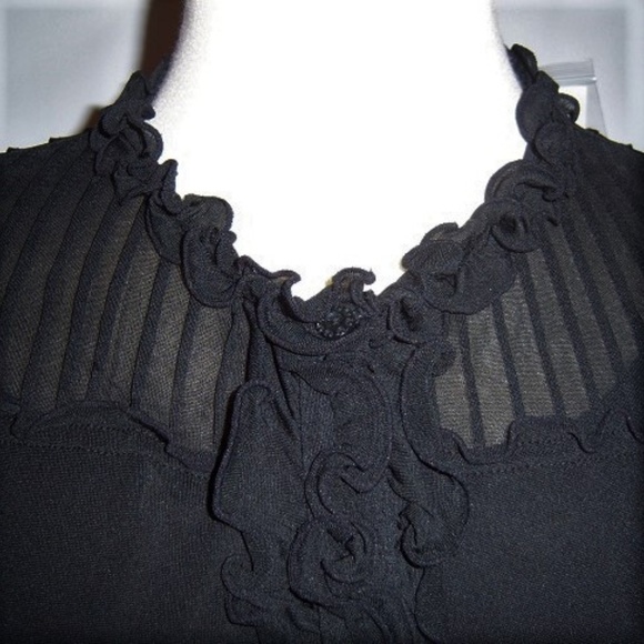 NWT The LIMITED Button-down Ruffled Front Top - Picture 2 of 6